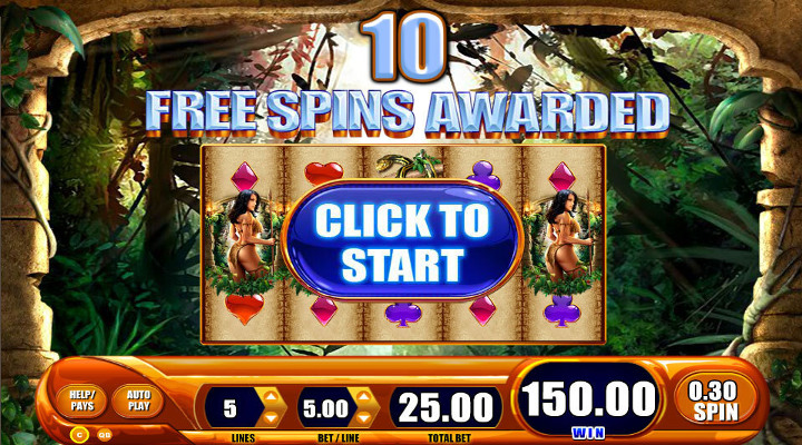 Amazon Queen Slot Screenshot